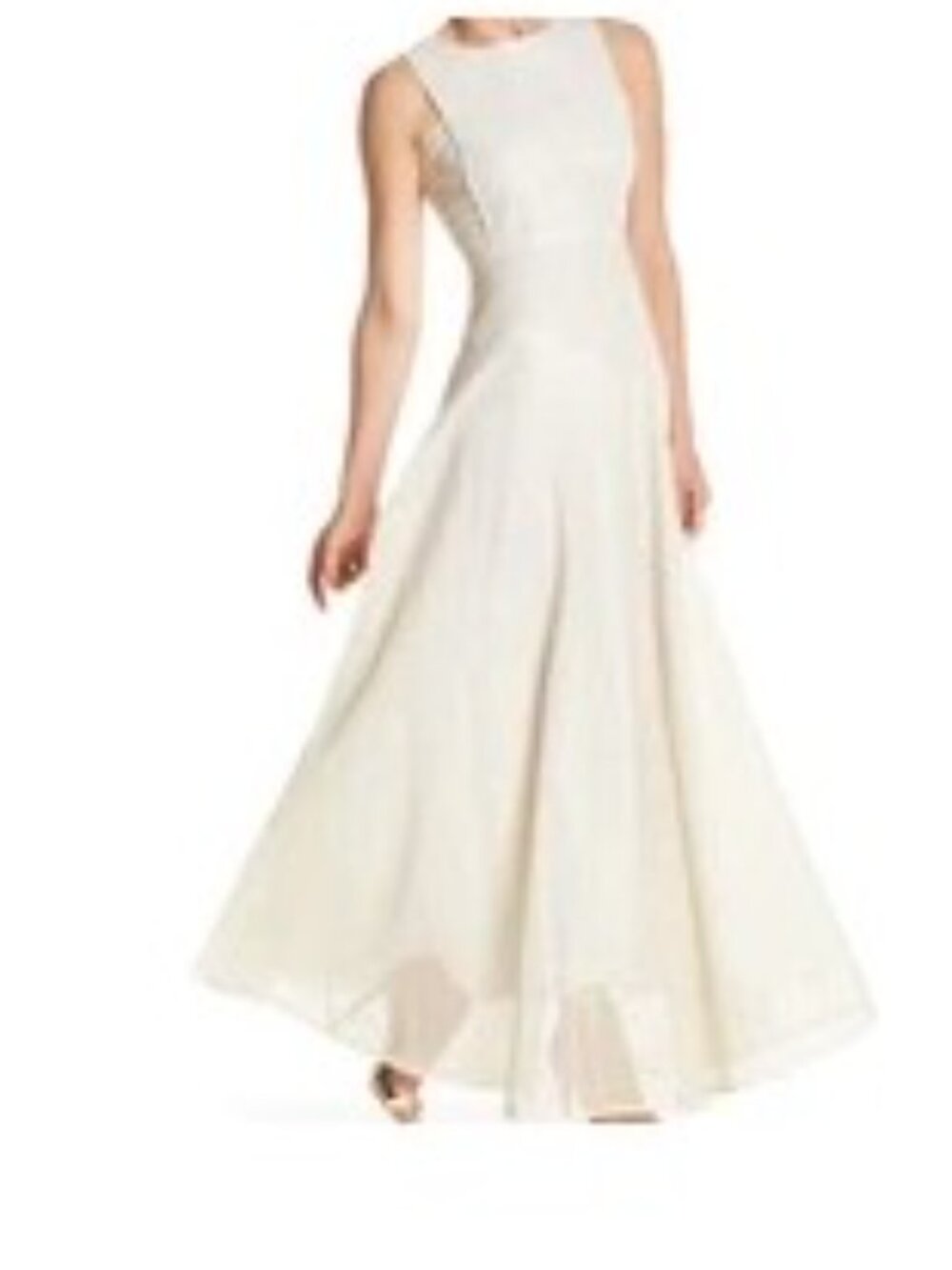 Gracia Gold Wave Textured Dress